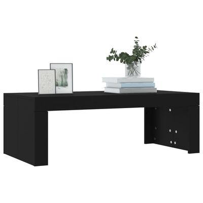 vidaXL Coffee Table Black 40.2"x19.7"x14.2" Engineered Wood