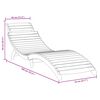 vidaXL Sun Lounger Grey Solid Acacia wood Standard Foldable