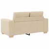 vidaXL Sofa Cream 62.99 x 30.31 x 32.28 in Fabric