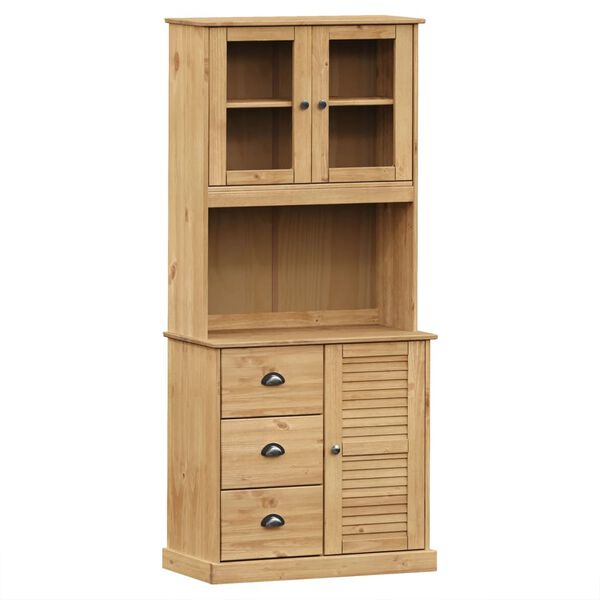 vidaXL Highboard Honey wood