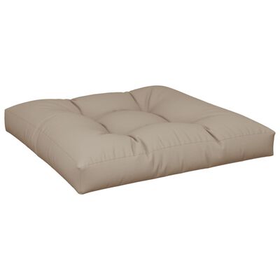 vidaXL Pallet Cushion Taupe 27.6"x27.6"x4.7" Fabric