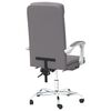 vidaXL Reclining Office Chair Gray Faux leather, metal, plywood Medium