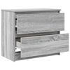 vidaXL TV Cabinet Grey Sonoma Engineered Wood Small TV Cabinet
