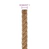 vidaXL Jute Rope 164.0 ' Long 0.47 " Thick
