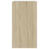 vidaXL Shoe Cabinet Sonoma Oak Engineered Wood Compact Shoe Cabinet
