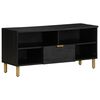 vidaXL TV Cabinet Black Engineered wood Small TV Cabinet Rectangular