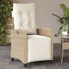 vidaXL Reclining Garden Chair Set of 2 Beige
