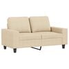 vidaXL Sofa Set Cream Polyester, Metal, Plywood, Textilene 3-seater