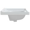 vidaXL Bathroom Sink White 28.0x18.9x9.1" Rectangular Ceramic