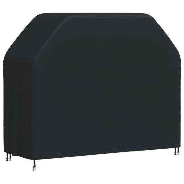 vidaXL BBQ Cover Black 420D Oxford fabric with PU coating