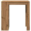 vidaXL Bar Table Artisan Oak Engineered Wood Large Bar Table