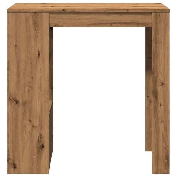 vidaXL Bar Table Artisan Oak Engineered Wood Large Bar Table