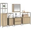 vidaXL Bathroom Furniture Set with Shelf 5 pcs Beige 76.5 x 35 x 95 cm