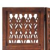 vidaXL Hand Carved 3-Panel Room Divider Brown 47.2"x65" Solid Mango Wood