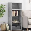 vidaXL Highboard Concrete grey Engineered wood Large Highboard