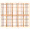 vidaXL Folding 5-Panel Room Divider Japanese Style 78.7x66.9"