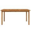 vidaXL Garden Dining Set Brown Solid Acacia wood 5 Piece Set
