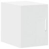 vidaXL Slim Storage Cabinet White 11.8"x16.7"x88.6" Engineered Wood