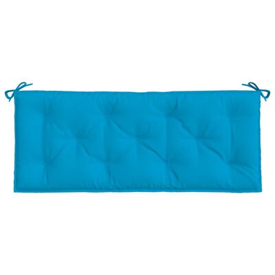 vidaXL Garden Bench Cushions 2pcs Light Blue 47.2"x19.7"x2.8" Oxford Fabric