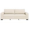 vidaXL Sofa Beige 87.01 x 30.31 x 32.28 in Linen-blend Fabric