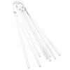 vidaXL Meteor Light Set of 8 Cold white Plastic Medium