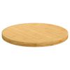vidaXL Table Top Natural Bamboo Bamboo 11.8 in diameter Durable