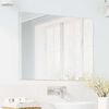 vidaXL Wall Mirror Rectangular 31.50 x 23.62 in Tempered Glass