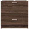 vidaXL Sink Cabinet Brown Oak Engineered Wood Medium Sink Cabinet