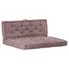 vidaXL Pallet Cushion Taupe 100% cotton and cotton blend Extra Large