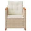 vidaXL Garden Chair Beige, Cream white