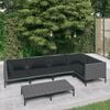 vidaXL Garden Lounge Set Dark Grey