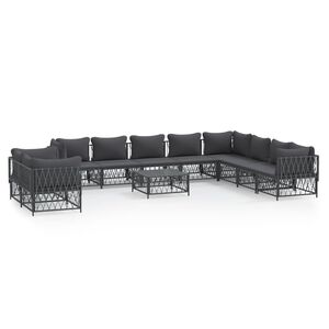 vidaXL Garden Lounge Set Anthracite