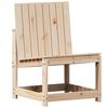 vidaXL Garden Lounge Set Natural Wood Solid Pine Wood Standard Durable