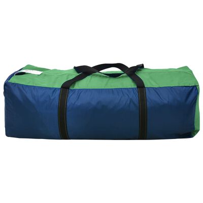 vidaXL Camping Tent 6 Persons Blue and Green
