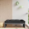 vidaXL Garden Footstool Gray Solid pine wood Large Modular