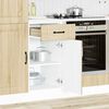 vidaXL Kitchen Base Cabinet Sonoma oak Engineered wood Medium