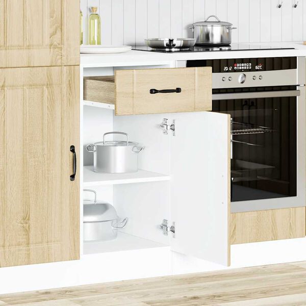 vidaXL Kitchen Base Cabinet Sonoma oak Engineered wood Medium
