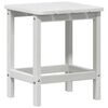vidaXL Adirondack Side Table White 38 x 38 x 46 cm HDPE
