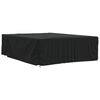 vidaXL Garden Furniture Cover Black 420D Oxford with PU coating