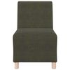 vidaXL Modular Sofa Unit Armless Army Green 21.65 x 29.13 x 32.28 in