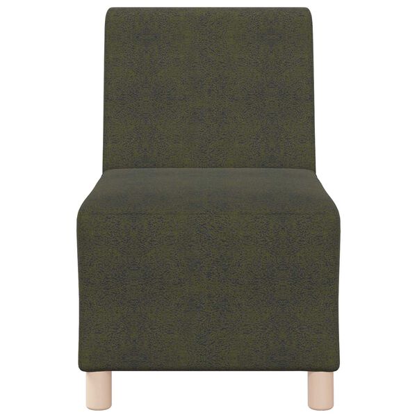 vidaXL Modular Sofa Unit Armless Army Green 21.65 x 29.13 x 32.28 in