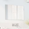 vidaXL Wall Mirror Rectangular 23.62 x 15.75 in Tempered Glass