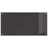 vidaXL Kitchen Backsplash 2 pcs Dark Grey 39.37 x 19.69 in