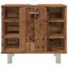 vidaXL Bathroom Cabinet Old wood Engineered wood Medium Bathroom Cabinet