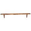 vidaXL Wall Shelf Set of 2 Natural wood Solid Acacia wood