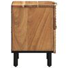 vidaXL Bedside Cabinet Acacia Solid acacia wood, engineered wood, and metal