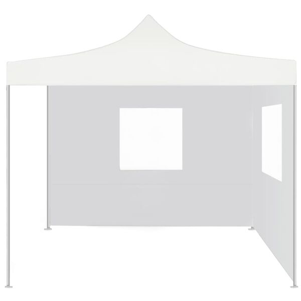 vidaXL Folding Party Tent White 600D Oxford fabric with PVC coating