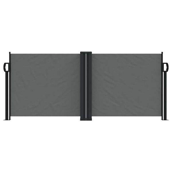vidaXL Retractable Side Awning Anthracite