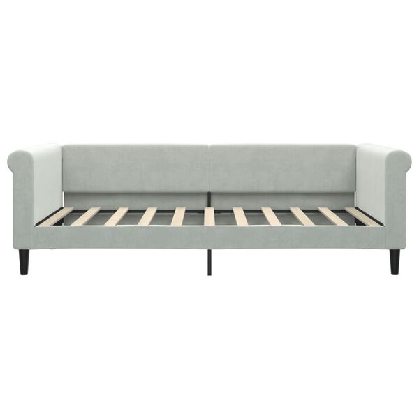 vidaXL Day Bed Light Gray