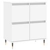 vidaXL Sideboard Set of 3 White Engineered wood Cabinet Rectangular